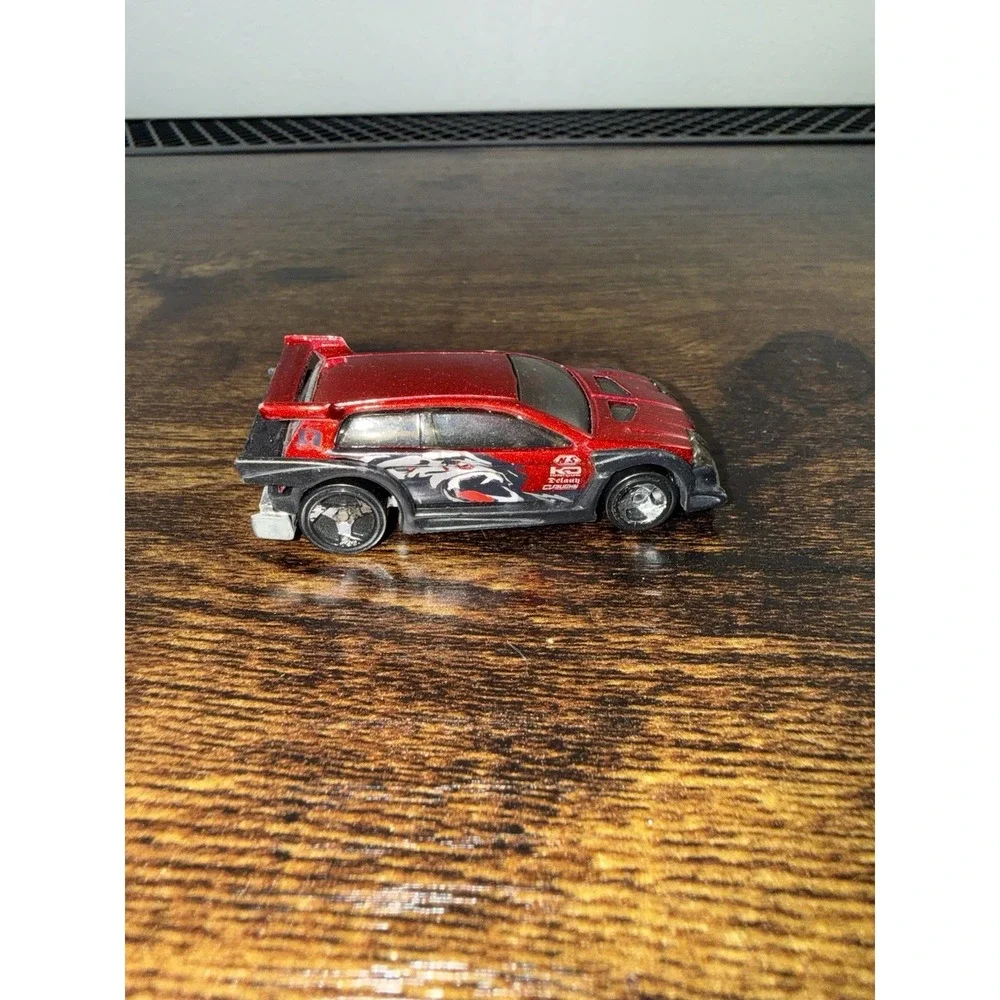 Hot Wheels Flight '03 Red Tuner Hatchback Spoiler Diecast Car‎ Mattel 2002